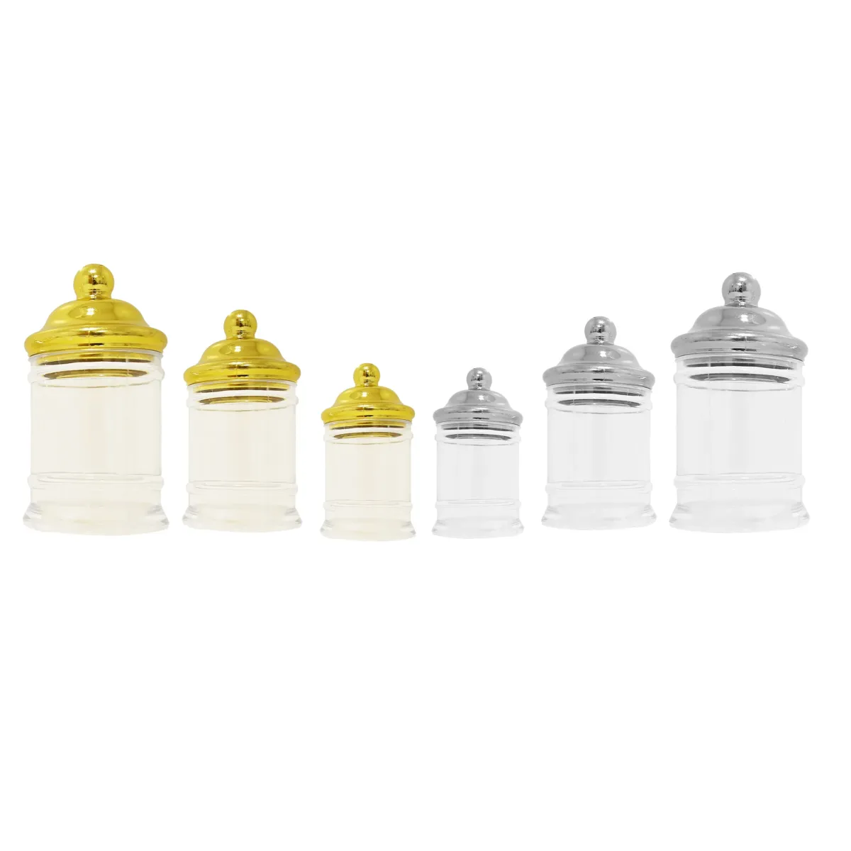 Clear Cylinder Jar Plexi Container