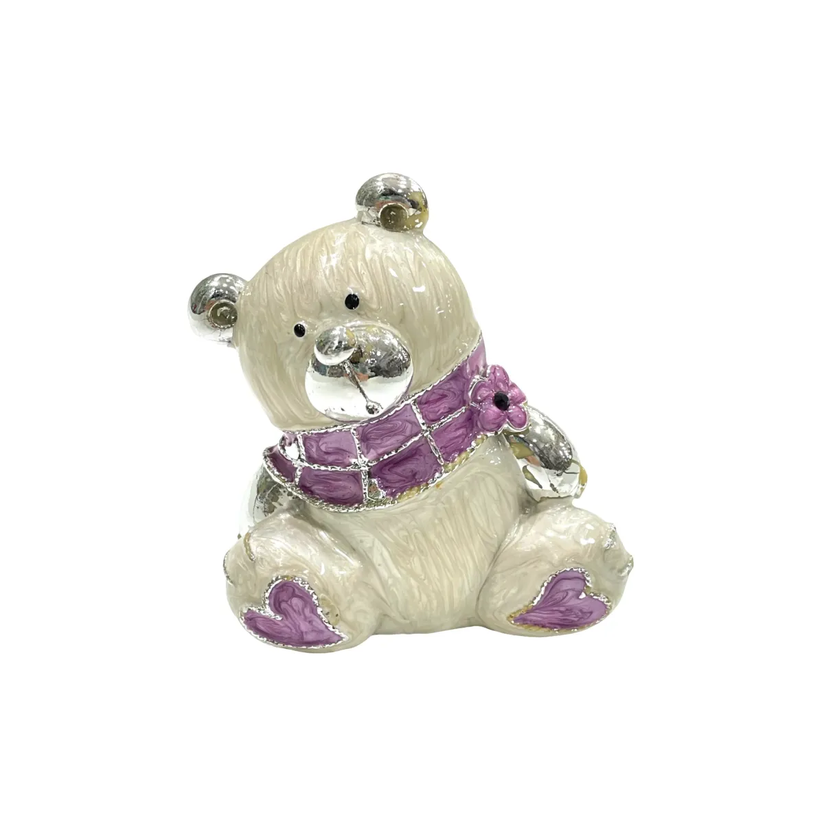 Jeweled Teddy Money Bank
