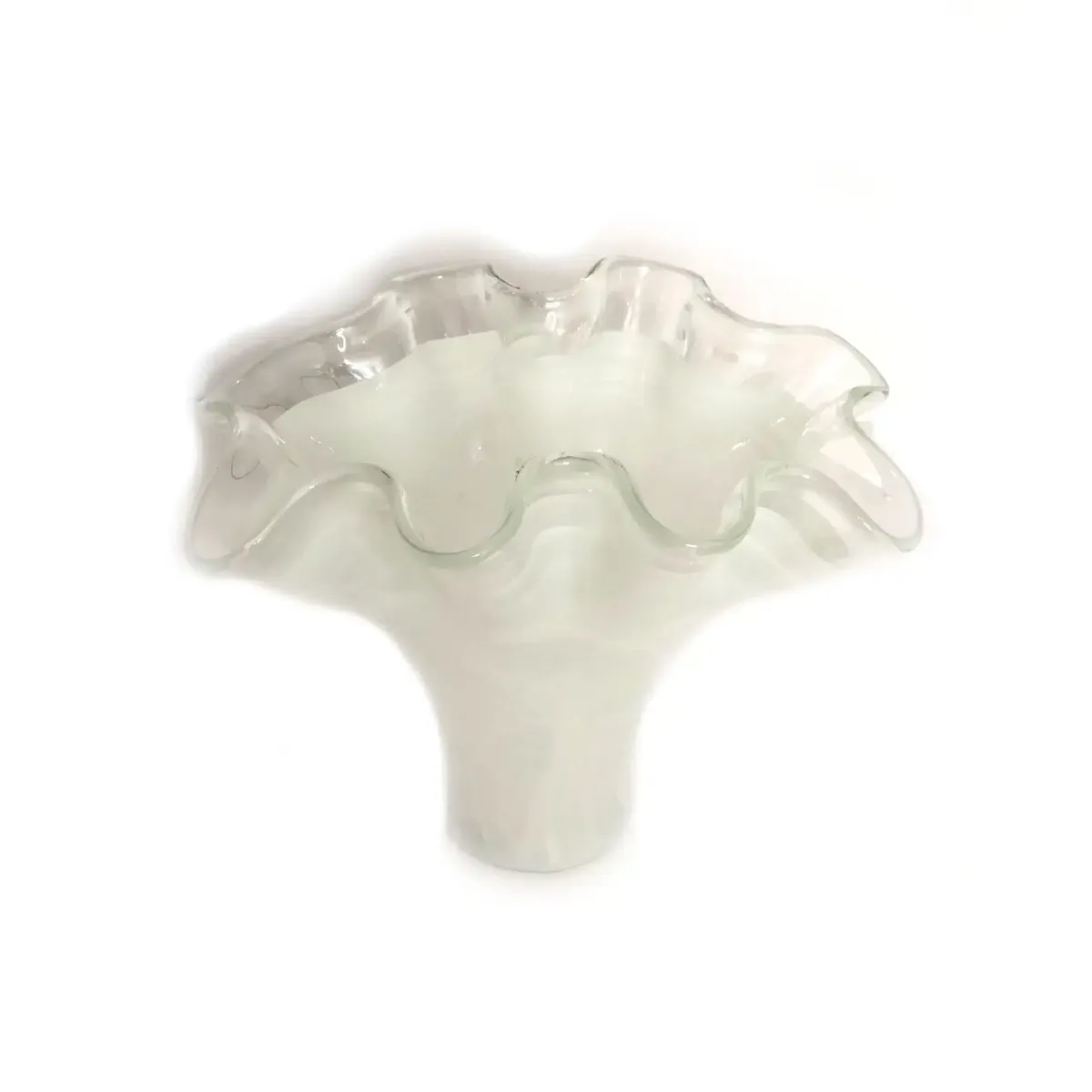 Oyster White Iris Vase