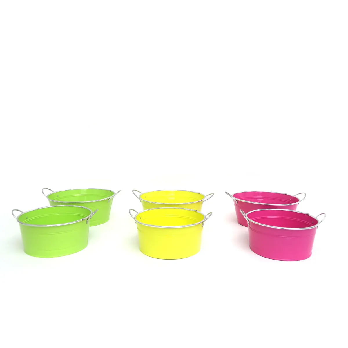 Silver Rim Round Pot