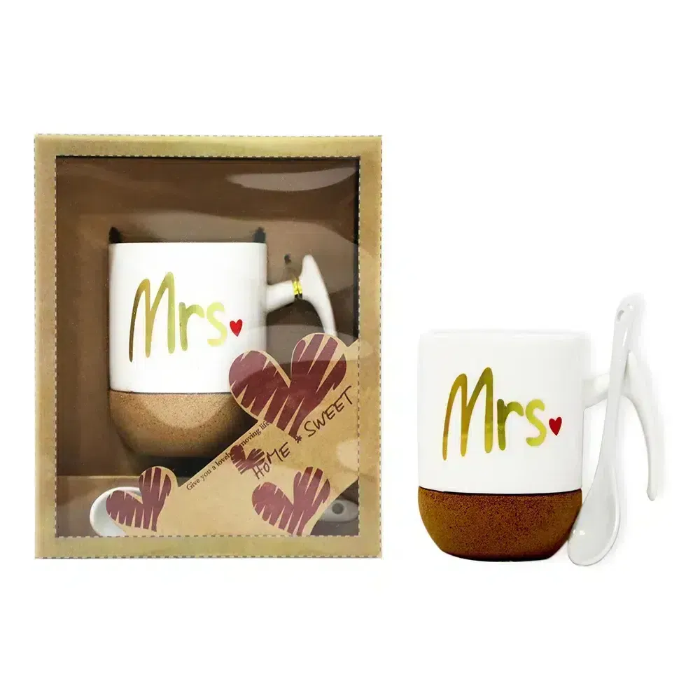 “MRS” Mug & Spoon Set