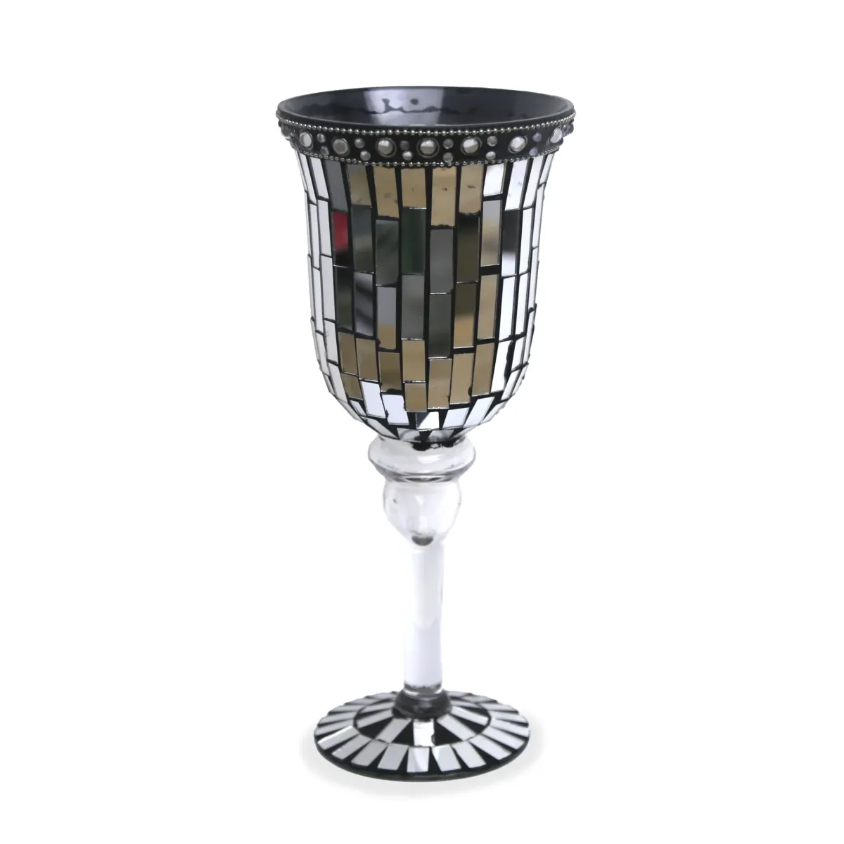 Votive Based Cup With Top Beads Line