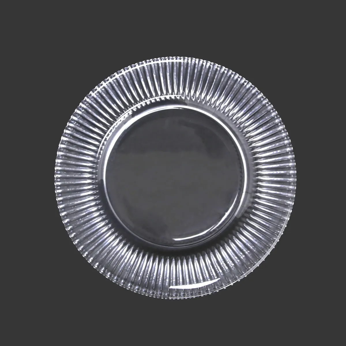 Round Transparent Charger Plate