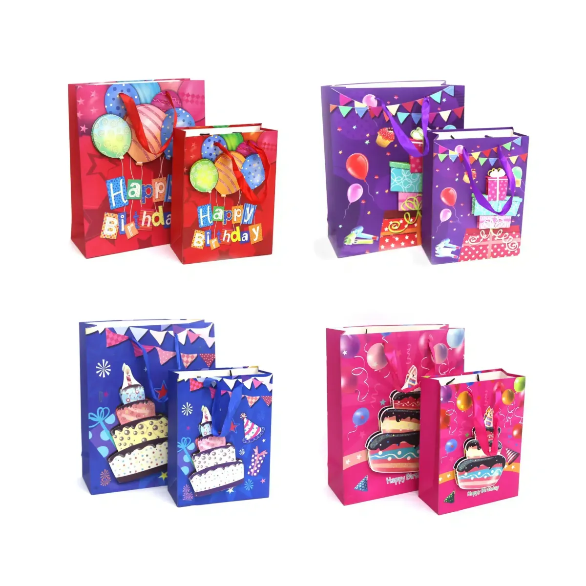 Birthday Colored Carton Bag