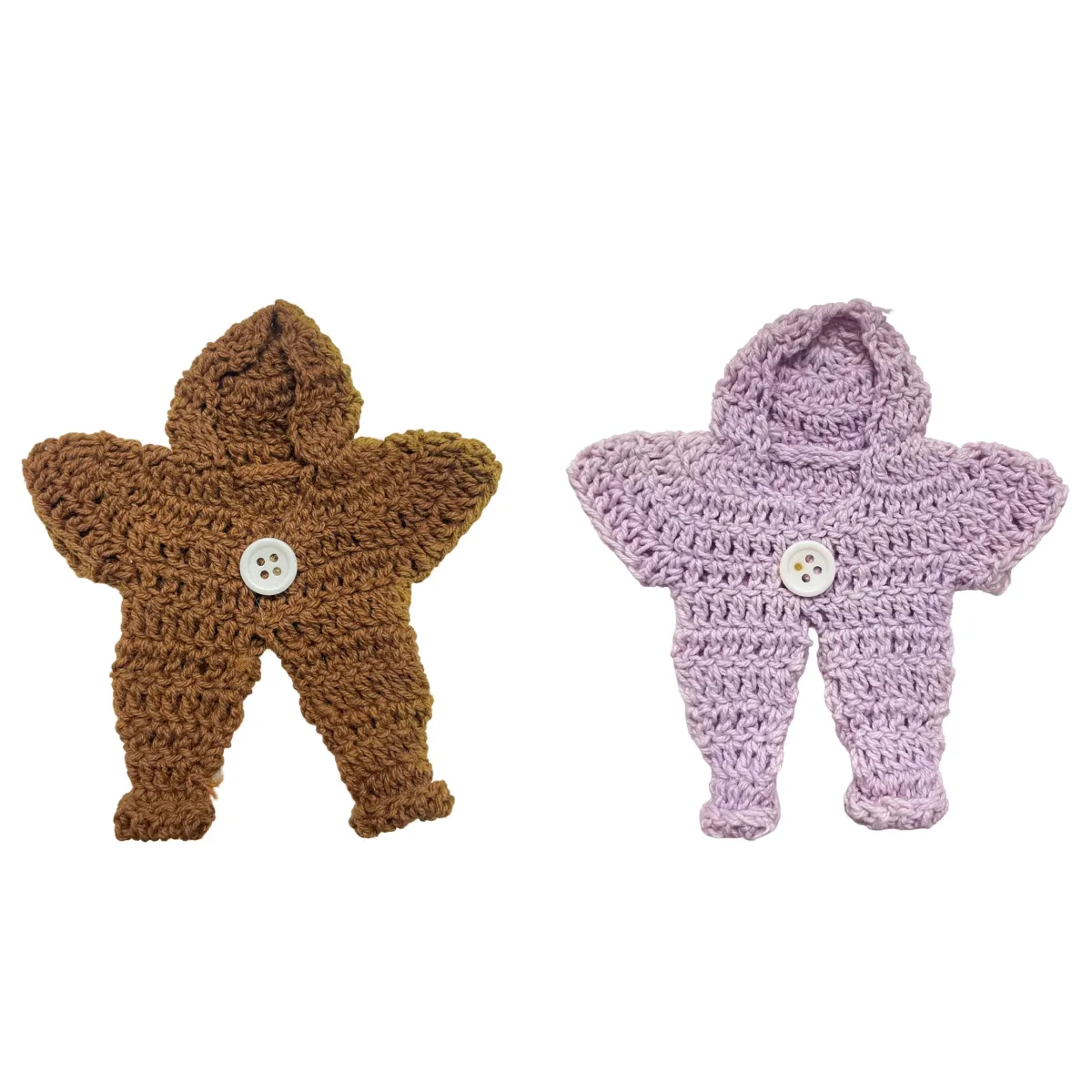 Mini Winter Overall Crochet for Decorative Crafts