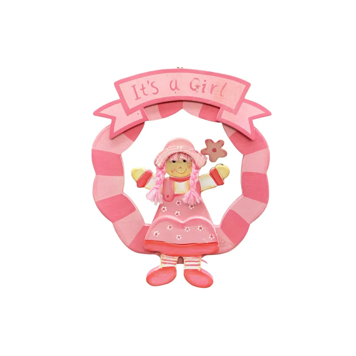 New Baby Wreath – Welcome Baby Door Decor