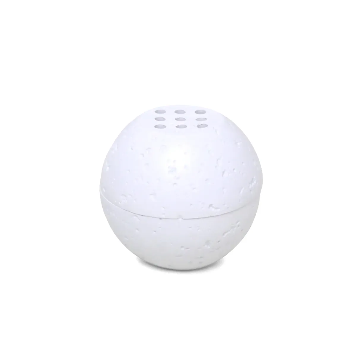 Matt White Sphere Burner – 10×8.5 cm Matte Finish