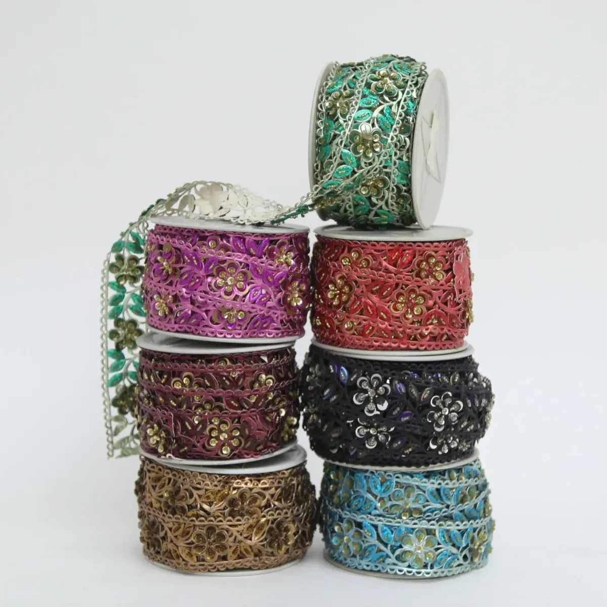 Flower Lace Leather Ribbon