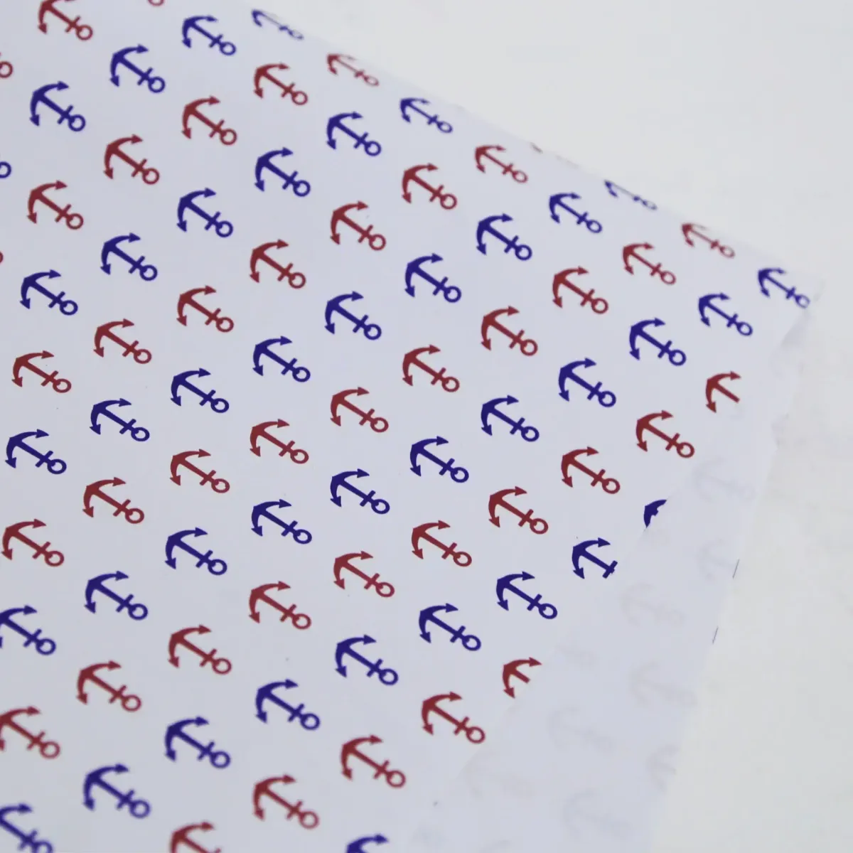 Colored Anchor Wrapping Paper