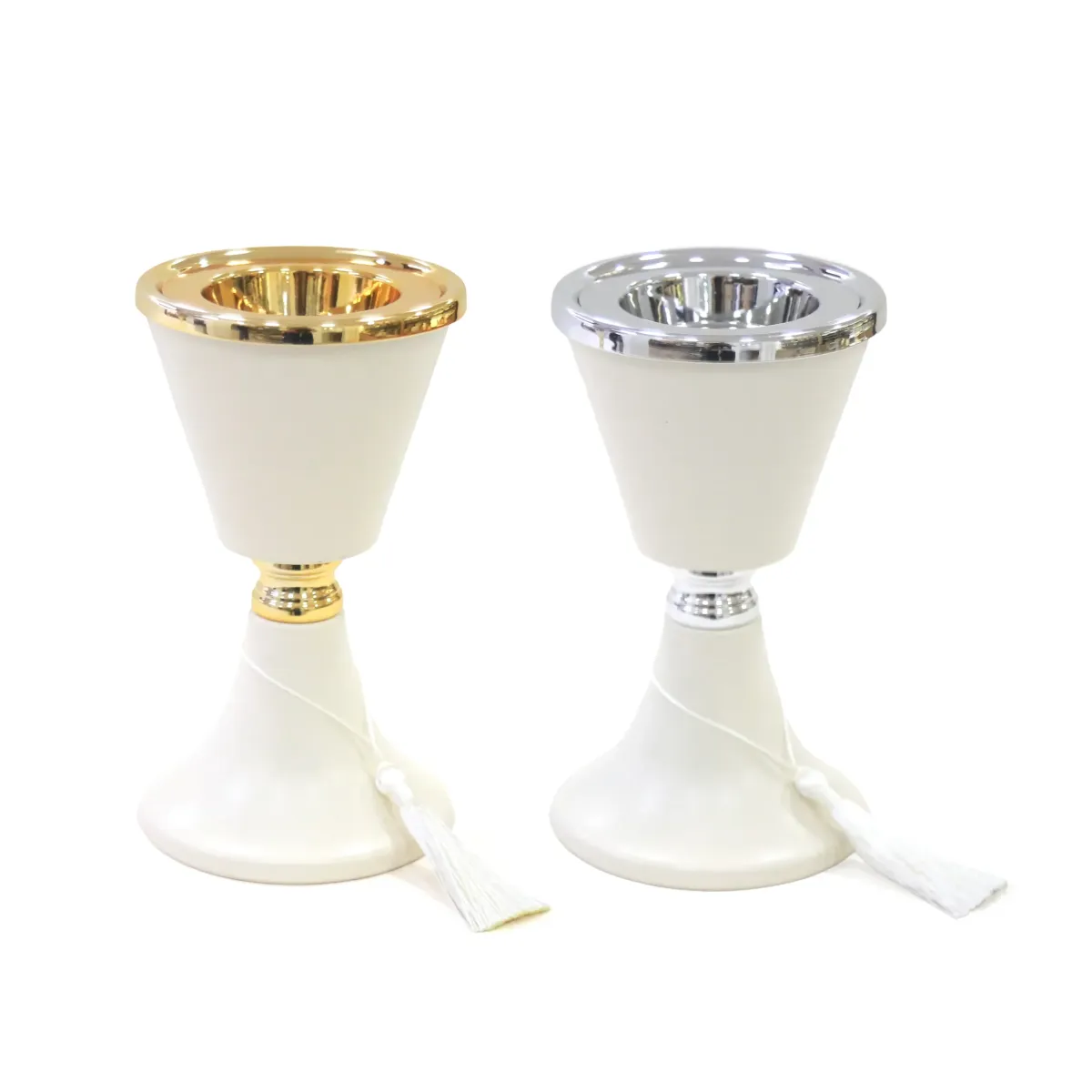 White Metal Burner Souvenir – 11×11×20 cm