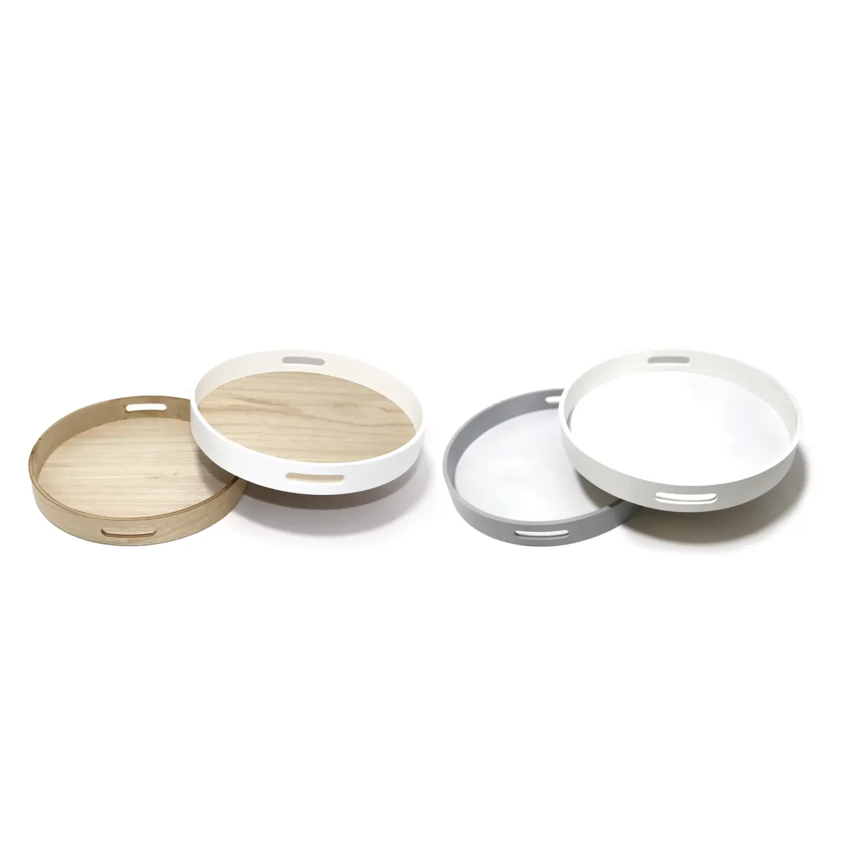 Round Wooden Tray