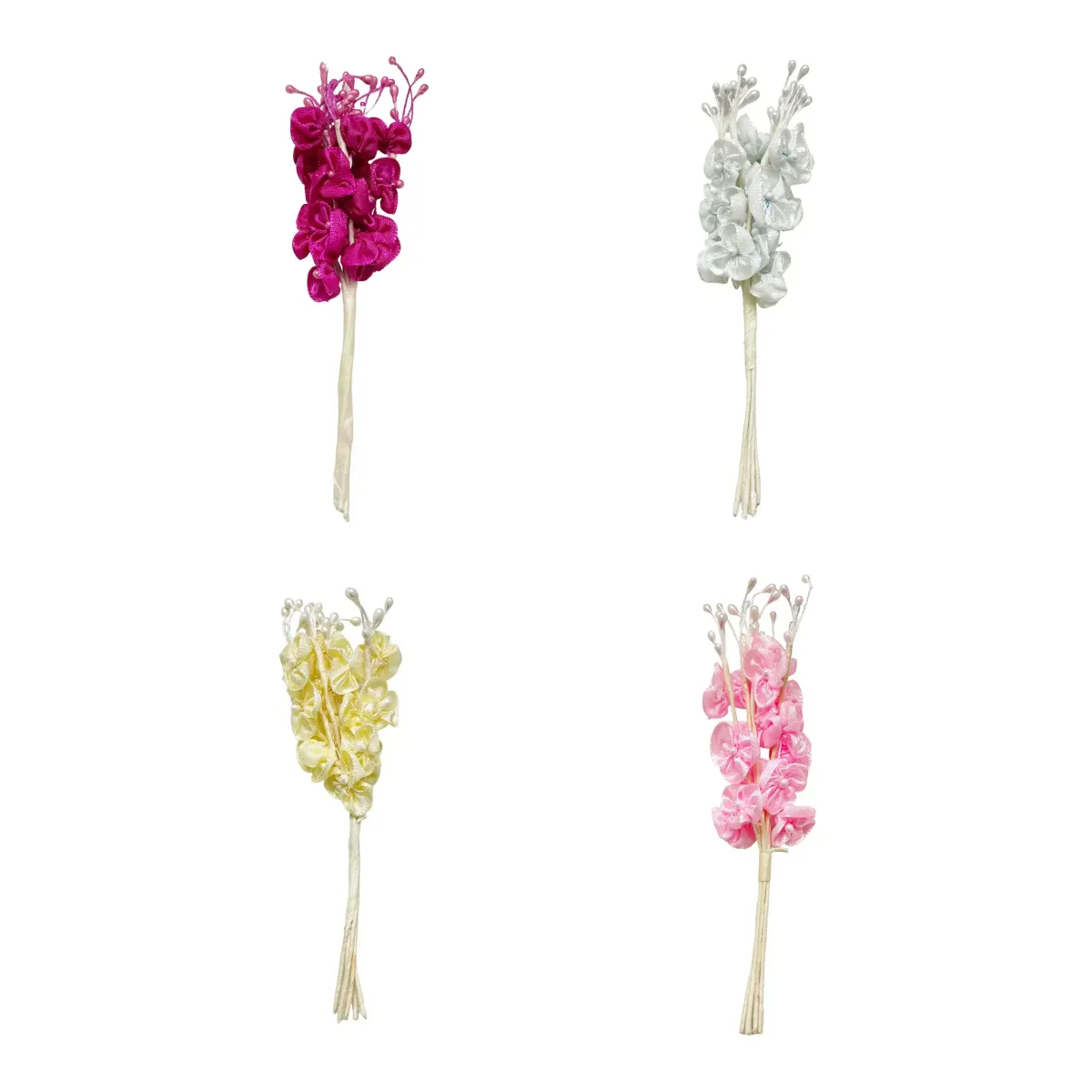 Pearl Dropped Flower Motif – Elegant Applique