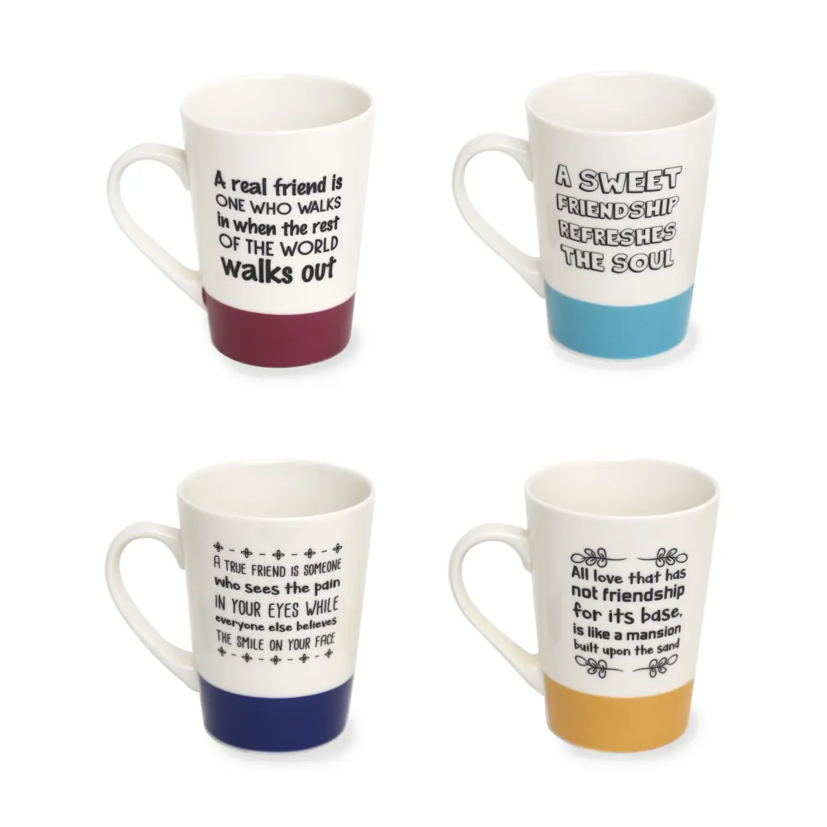 Inspired Friendship Messages Ceramic Mugs