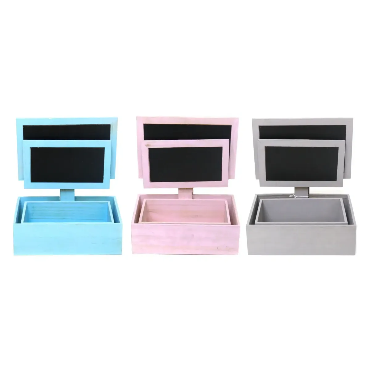 Rectangle Basket With Black Board Set
