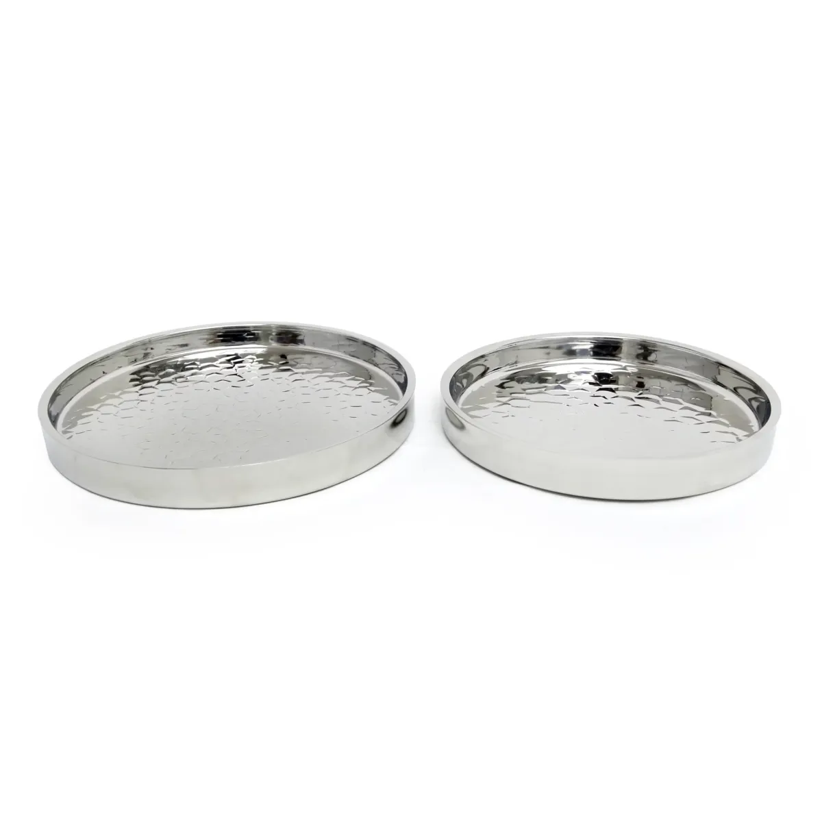 Ice Pattern Wall Mirror Side Tray