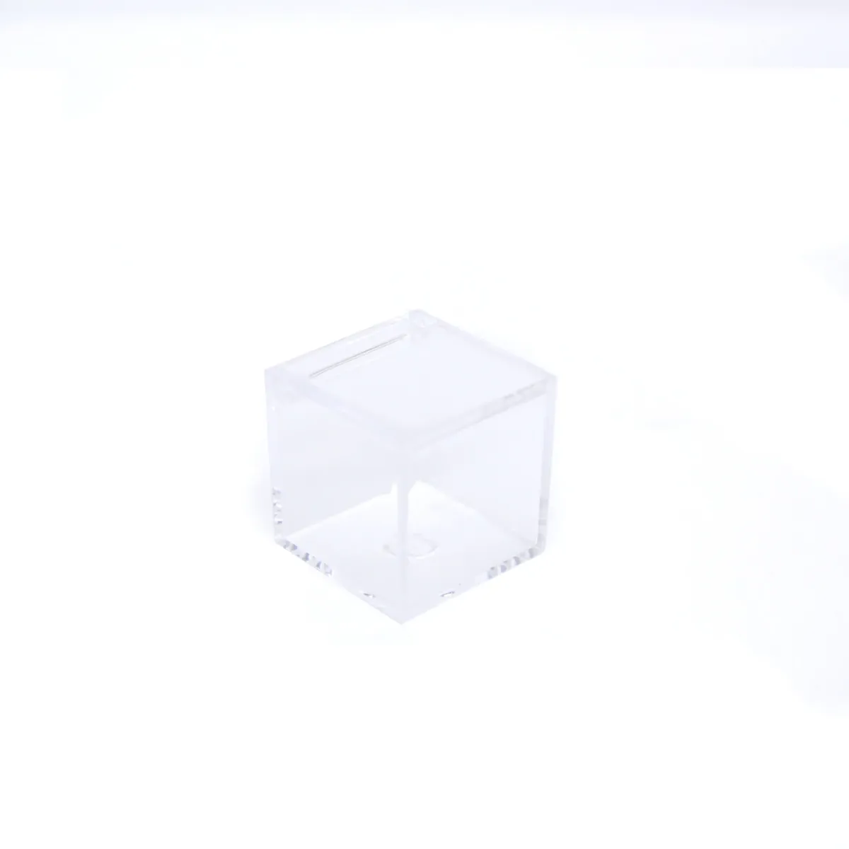 Hinged Cover Cube Plexi Box