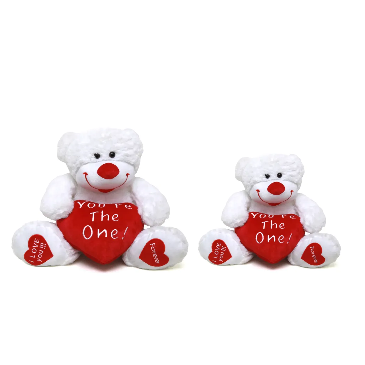 “You’re The One ” Red Heart Sitting Bear Plush