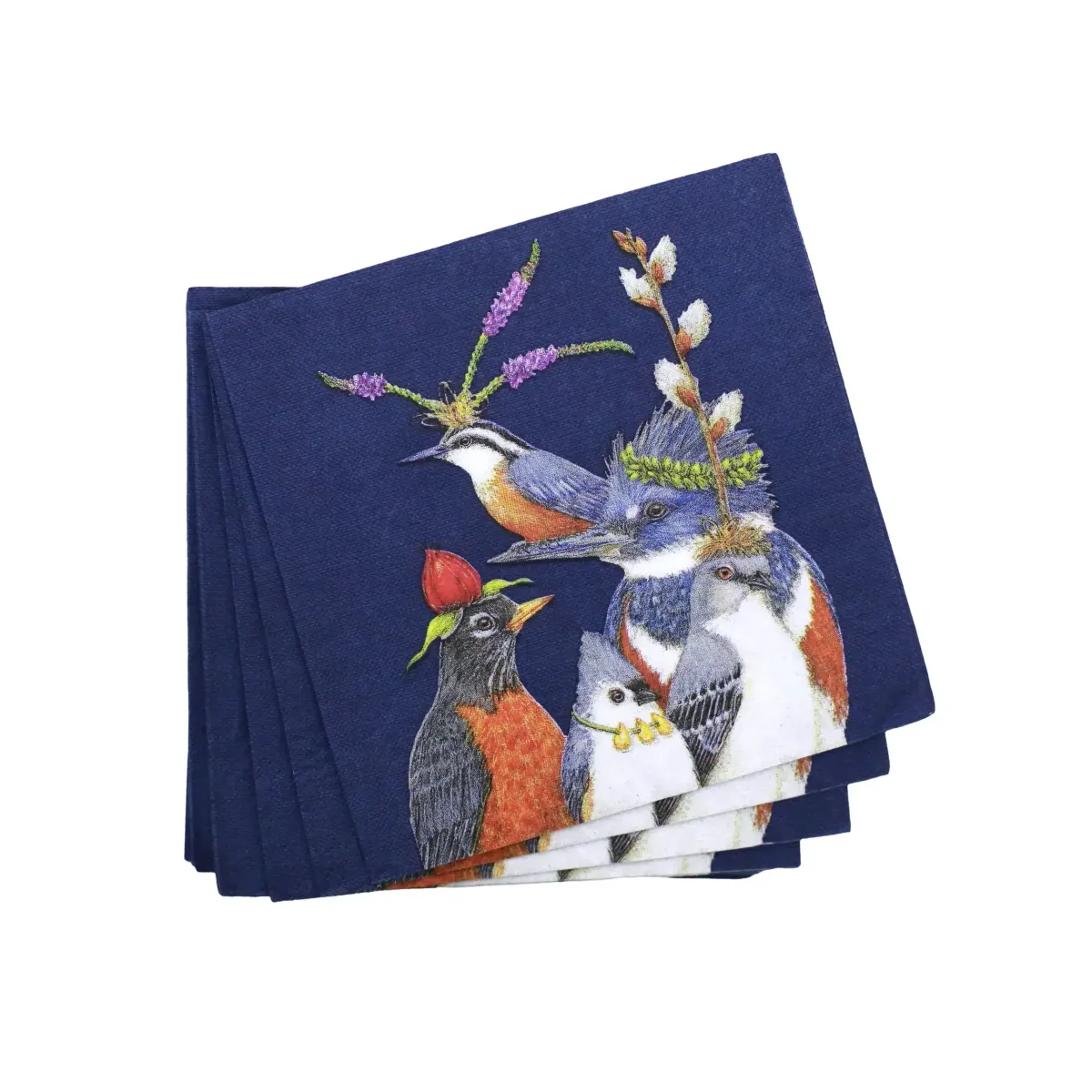 Floral Flock Napkin – Flower Print Party Sheets