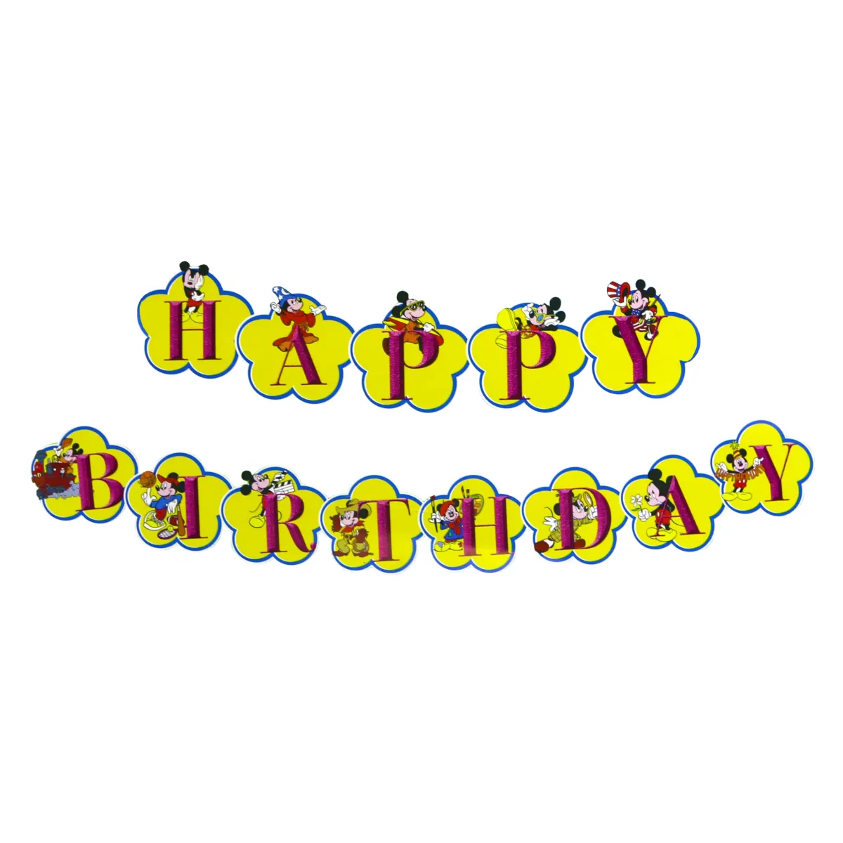 Minnie Mouse Happy Birthday Banner – Bring Disney Magic to Your Celebration!