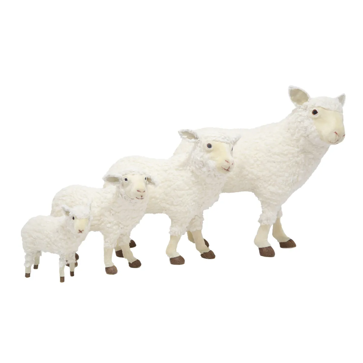 Standing Sheep Decoration – Elegant Farmhouse Figurine for Home, Office, and Garden Decor