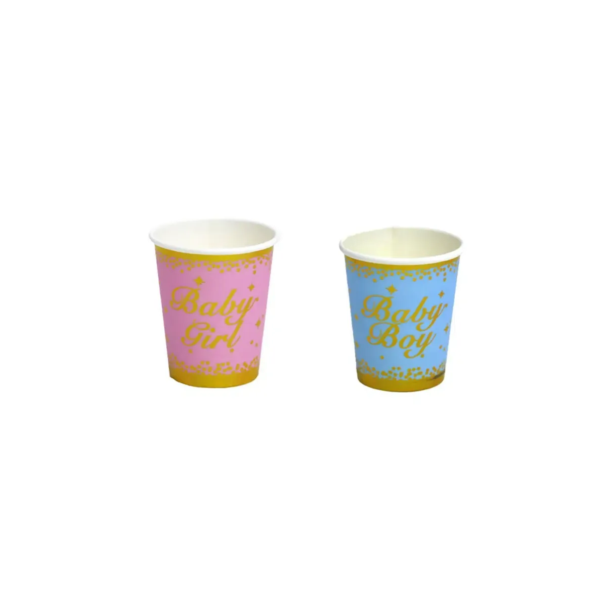 Blue & Gold Baby Boy Cup- Adorable Party Tableware