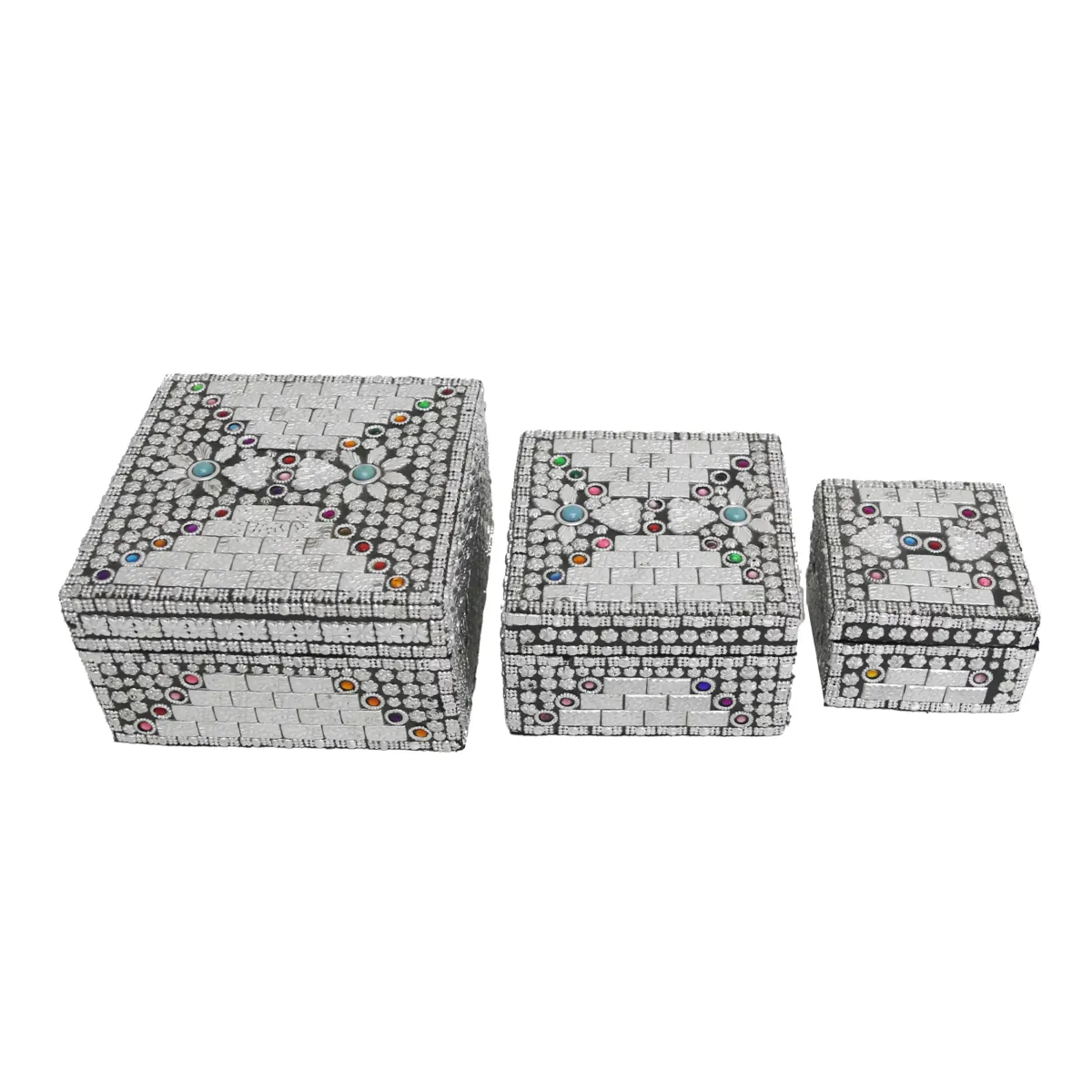 Silver Square Box Set