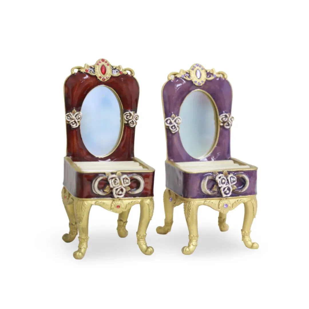 Chair With Mirror Ring Holder