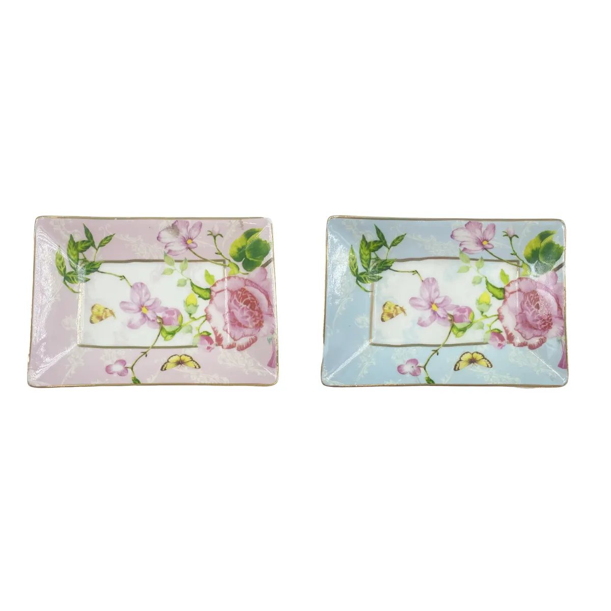 Flowered Pattern Plate