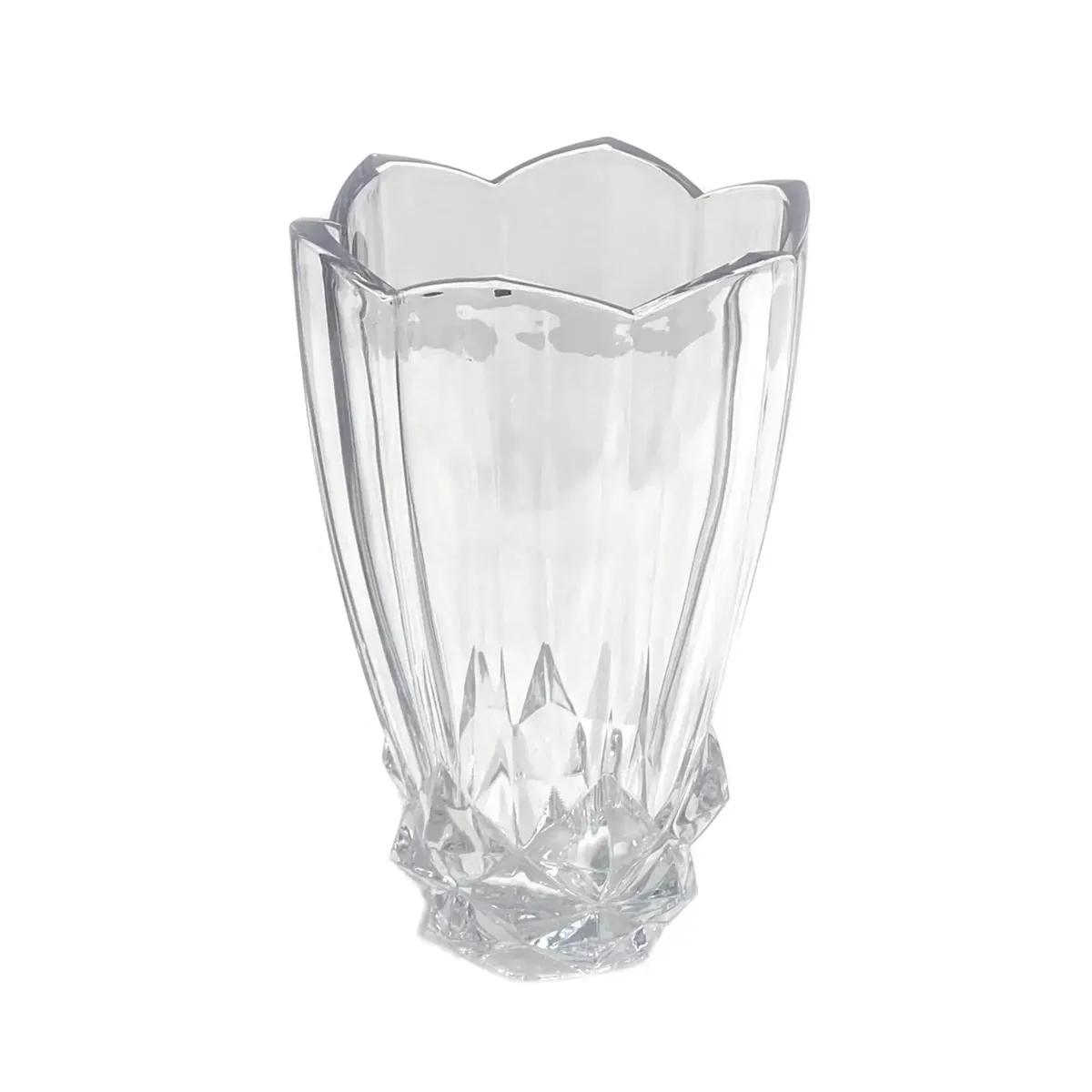 Heavy Diamond Flower Vase