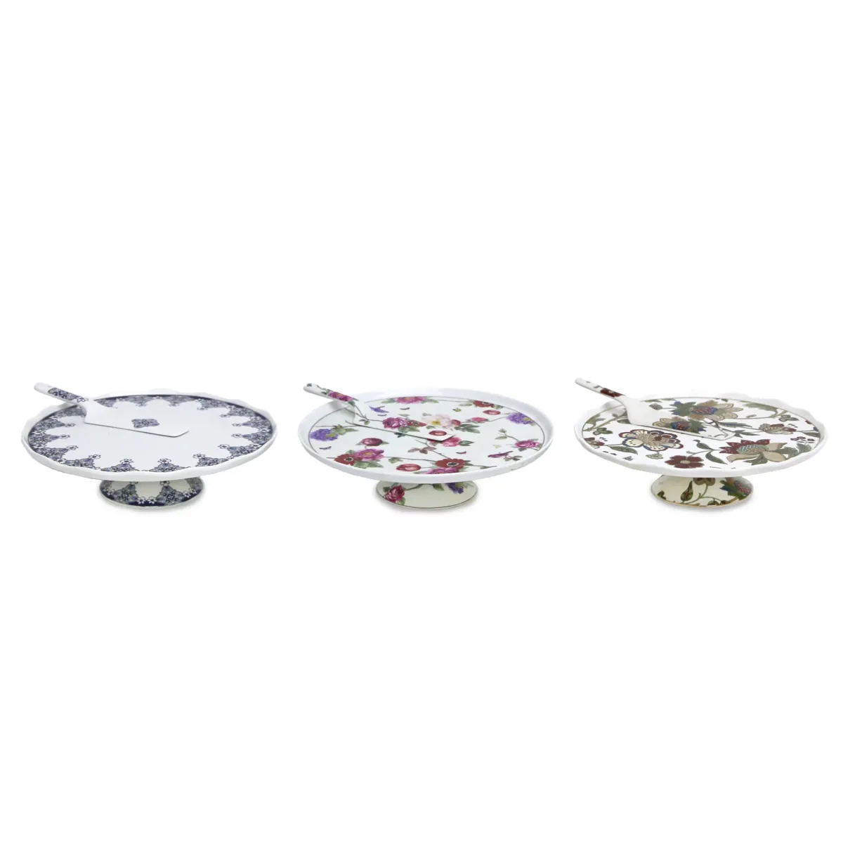 Pattern Spatula Cake Stand Set