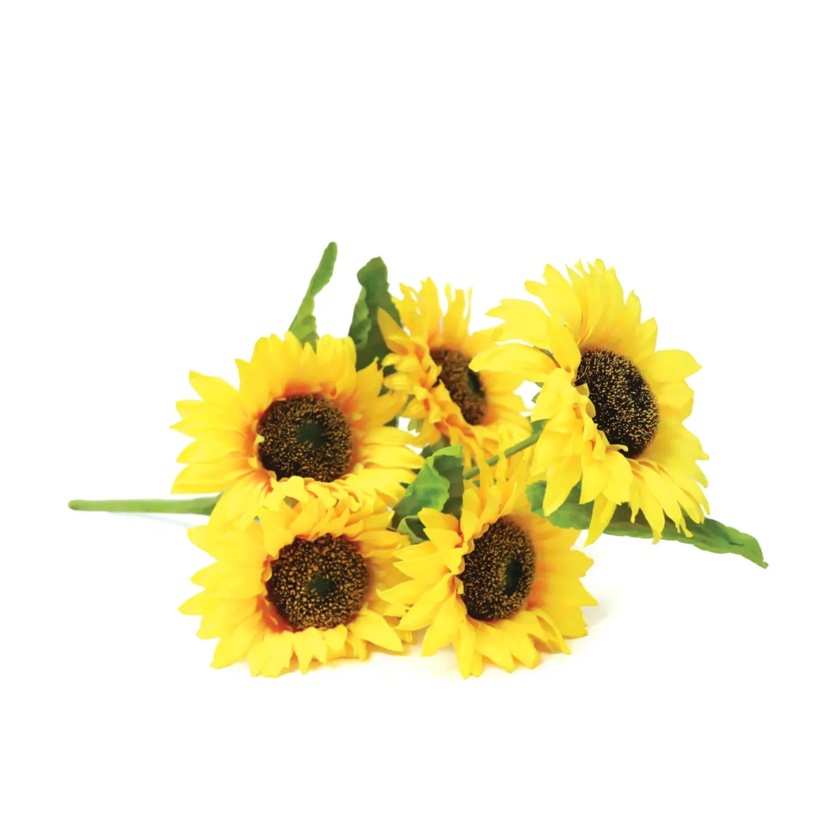6 Heads Sunflower Bunch – Artificial Floral Decor