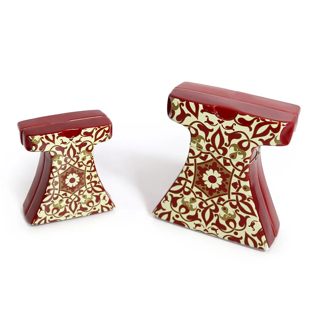 Freestanding Baroque Sultan Dress Shape Ceramic Canister – Ramadan Decorative Collection | Elegant Storage & Tabletop Accent
