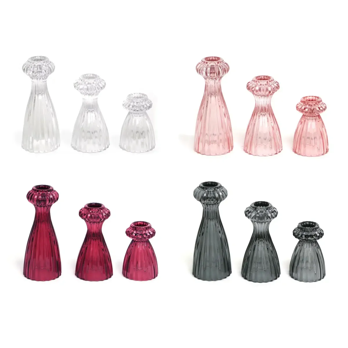 Taper Glass Candle Holder