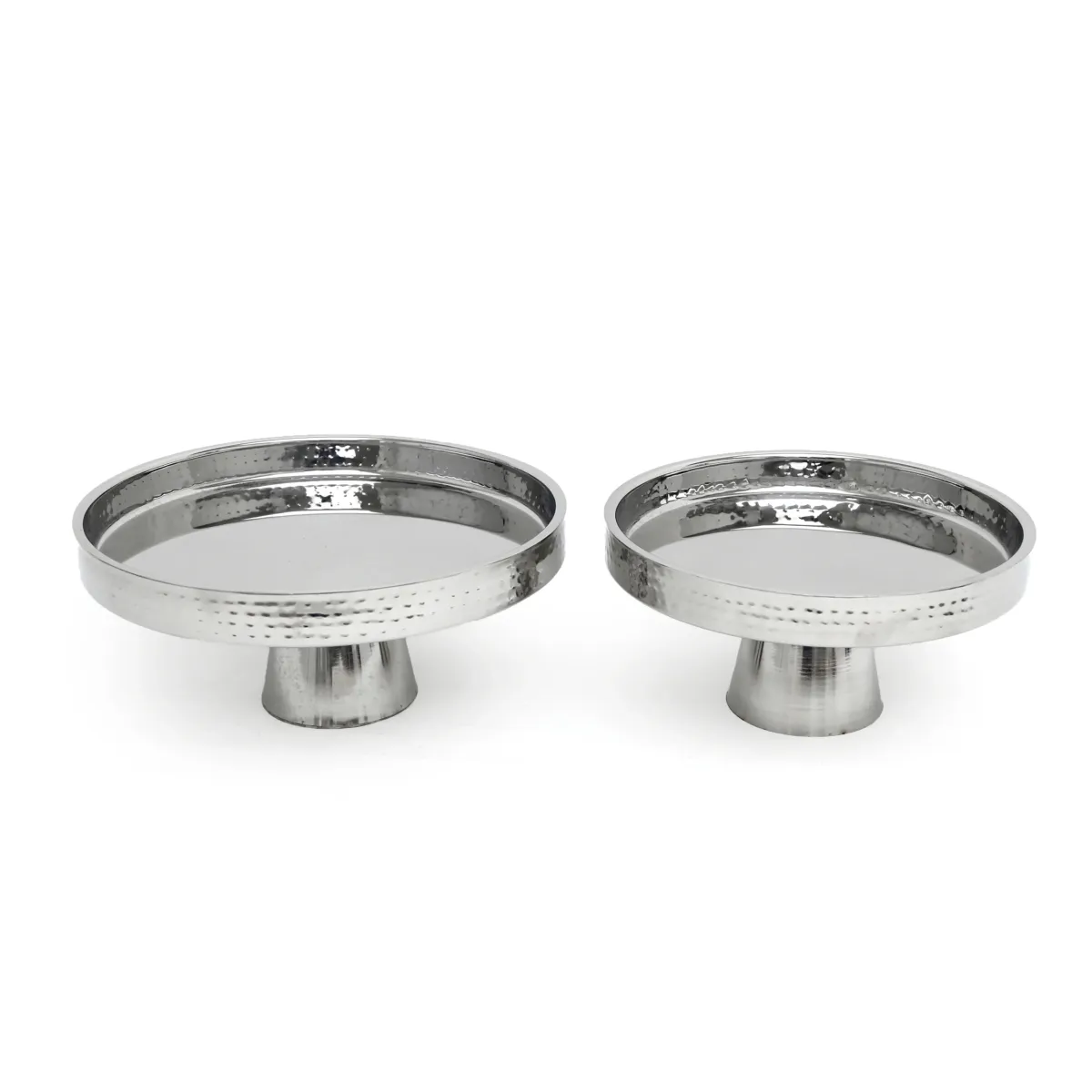 Hammered Cake Stand Elegant Serving Display