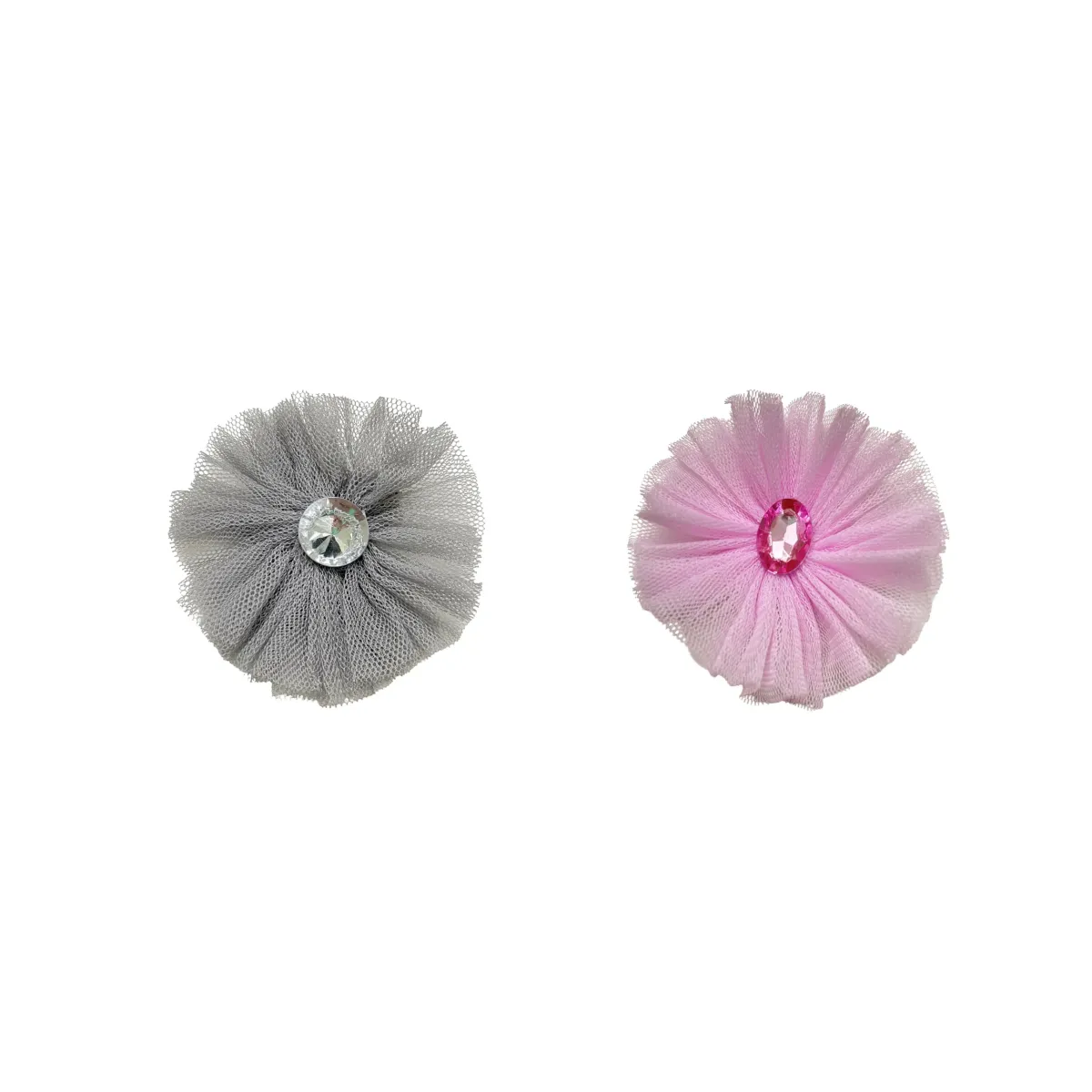 Tulle Flower Motif – Elegant Decorative Applique