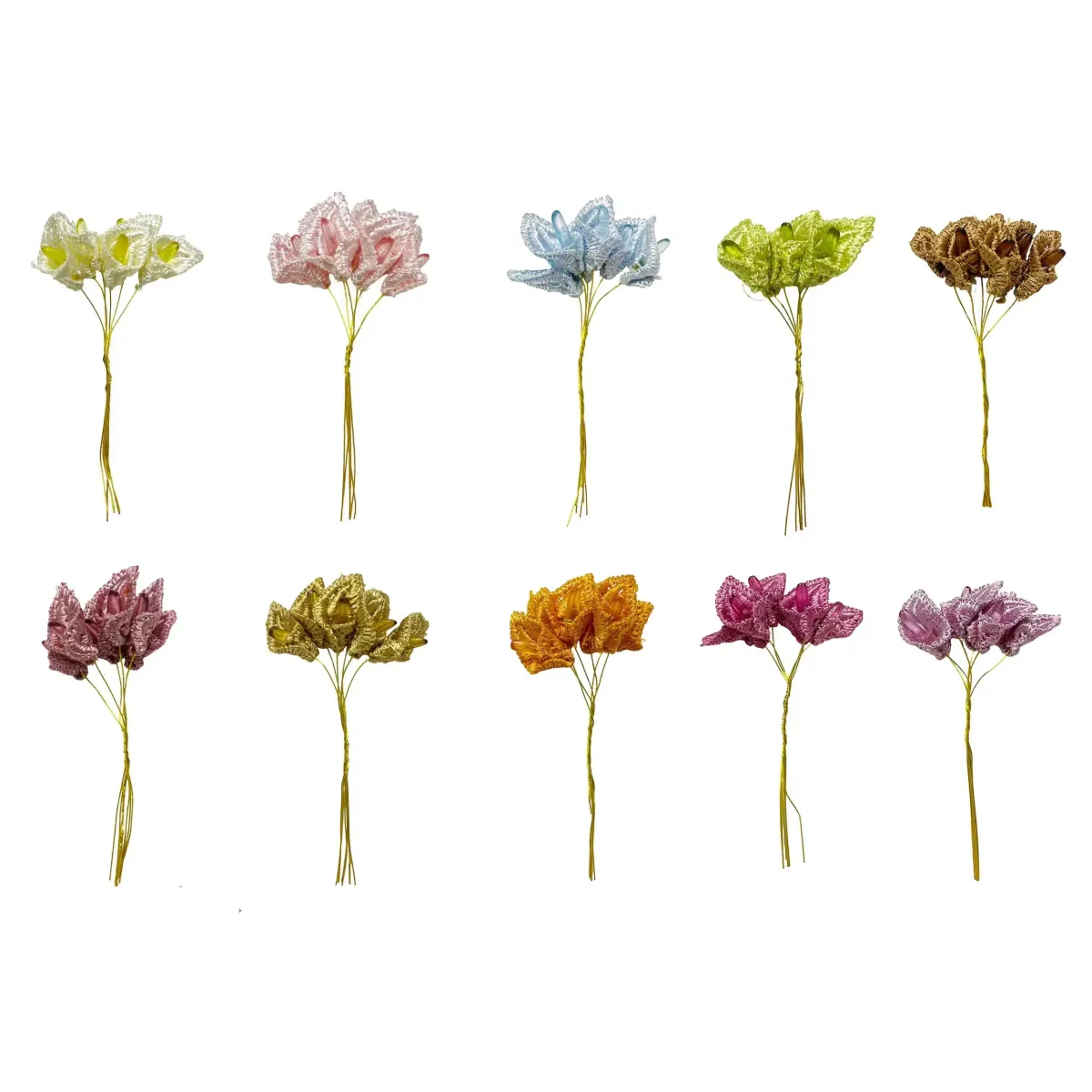 Velvet Tulip Flower Motif