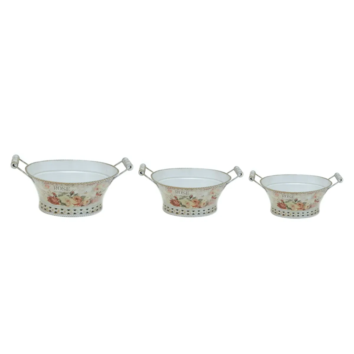 Oval Rose Countryside Plant Pot
