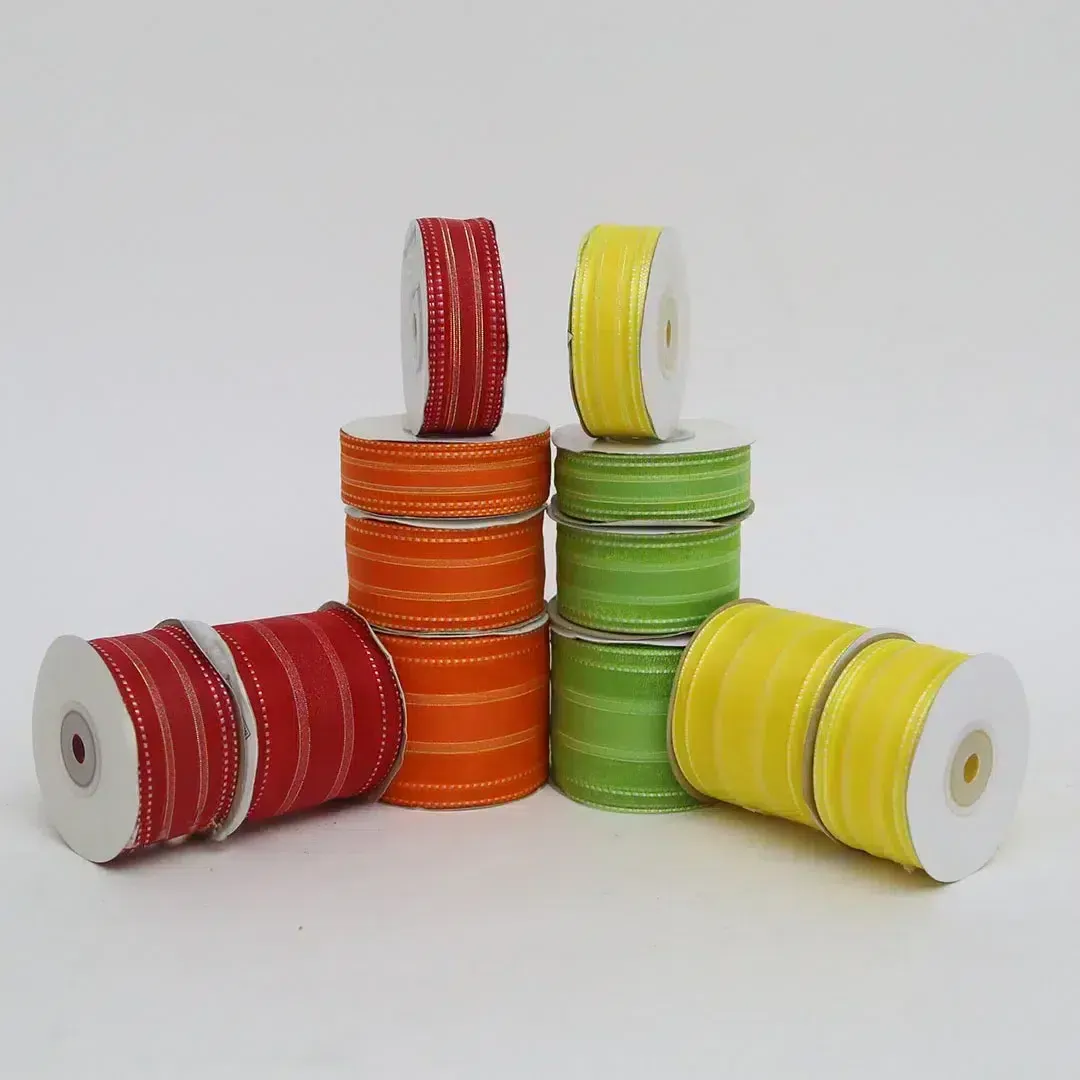 Stitched Organza Ribbon