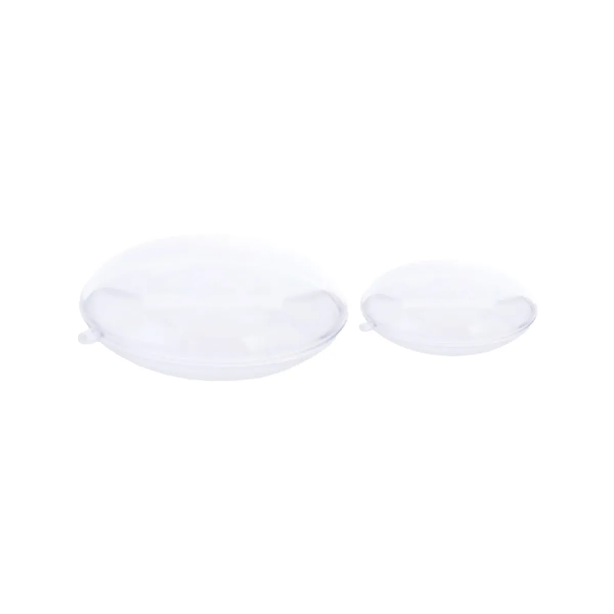 Flat Ball Shape Plexi Container