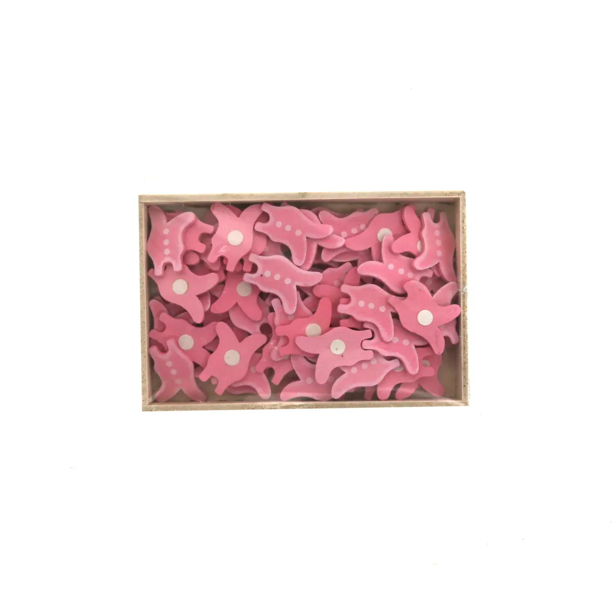 Pink Baby Jumpsuit Wooden Motif