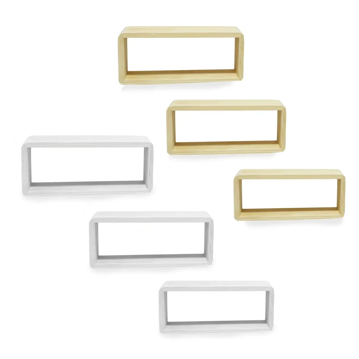 Rectangle Wooden Wall Display Box