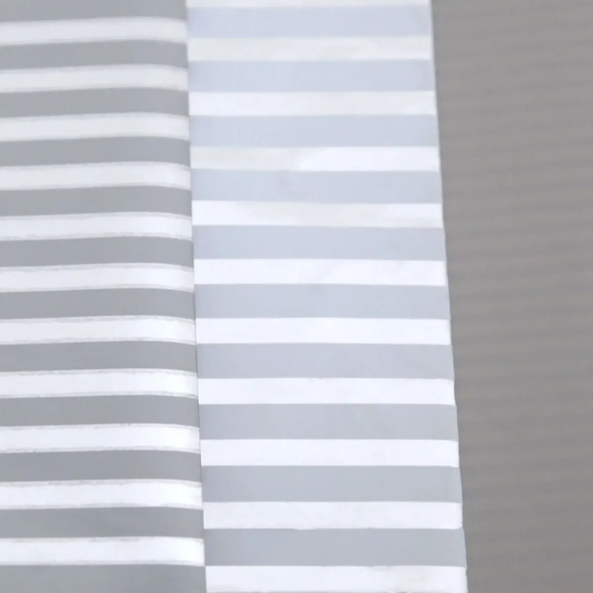 Silver Striped Wrapping Paper