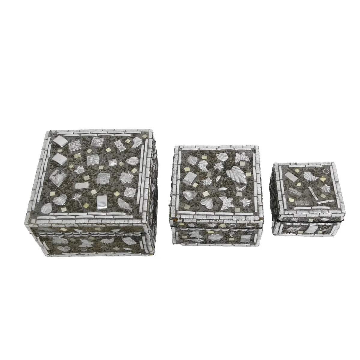 Square Mix Silver Box Set