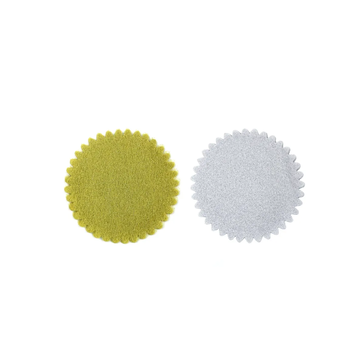 Round Glittered Metallic Tulle – Stylish Decorative Holder