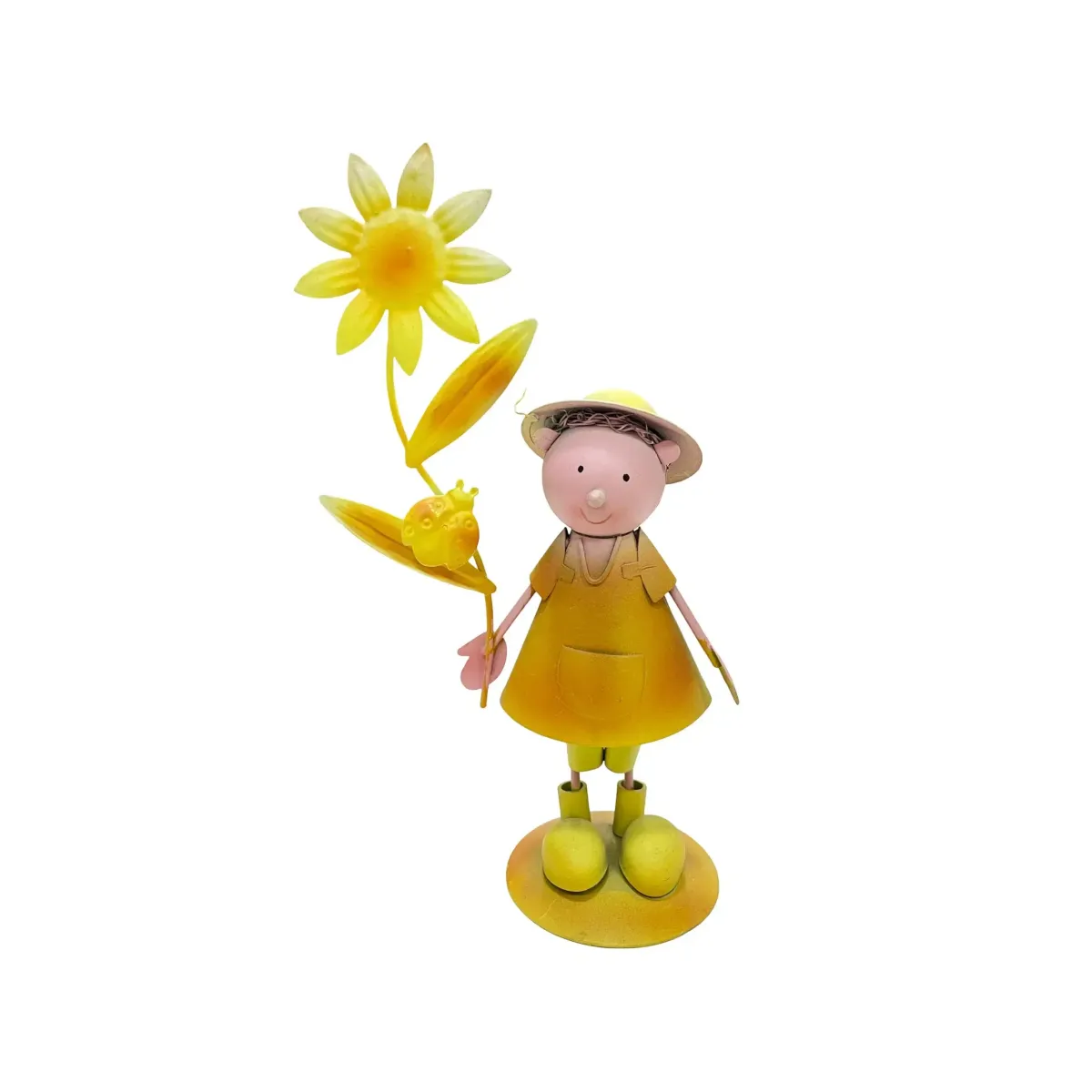 Metal Flower Girl