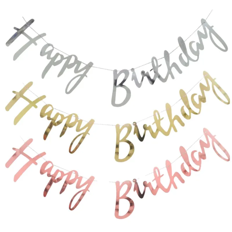“Happy Birthday” Decoration Banner – Celebrate in Festive Style!