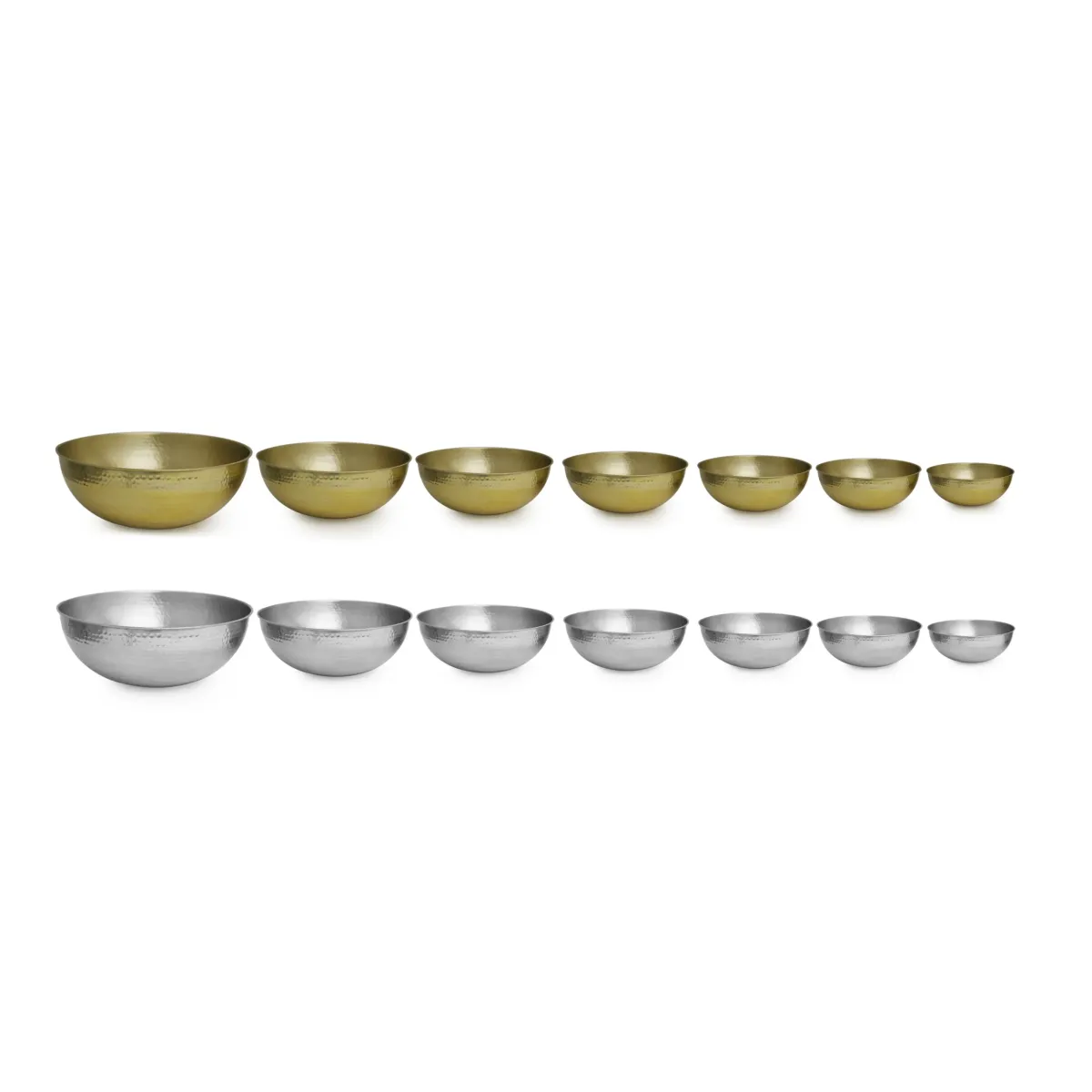 Round Hammered Bowl