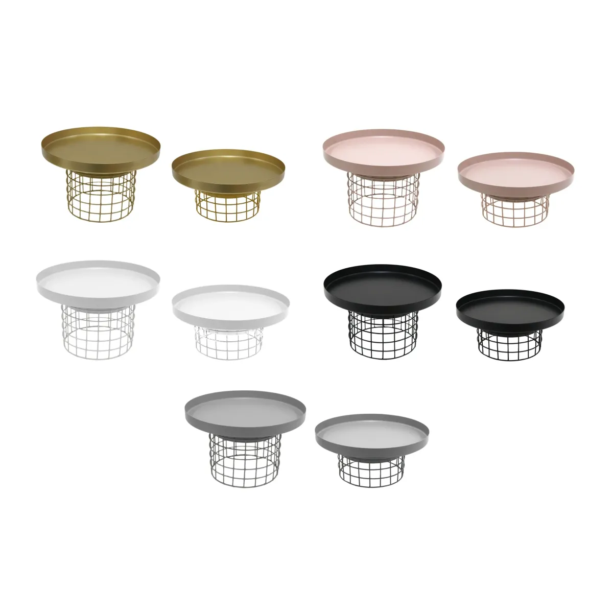 Metal Tray With Stand – Elevated Serving & Display Tray (30 cm)