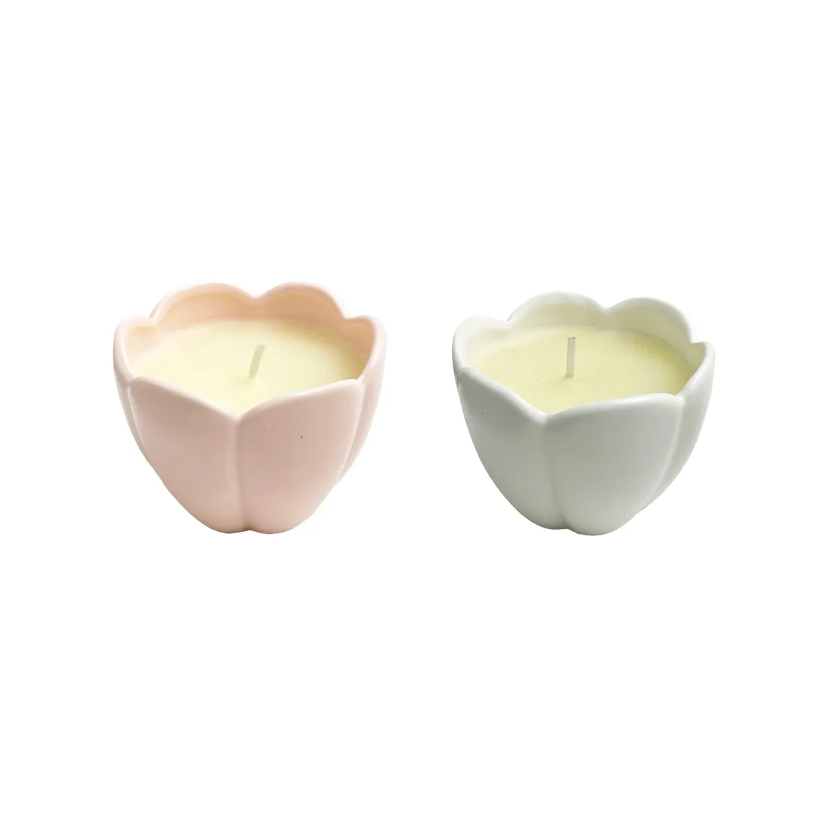 Flower Shape Candle Pot