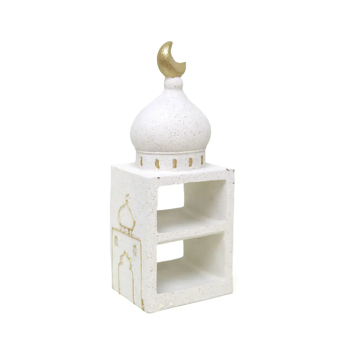 2 Level Mosque Tower Resin Decor – Islamic Home Decor